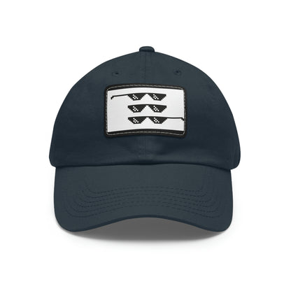 Dad Hat with Leather Patch