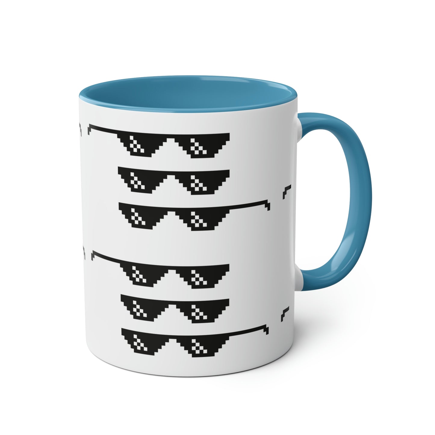 PWNED Two-Tone Coffee Mugs, 11oz OWNED