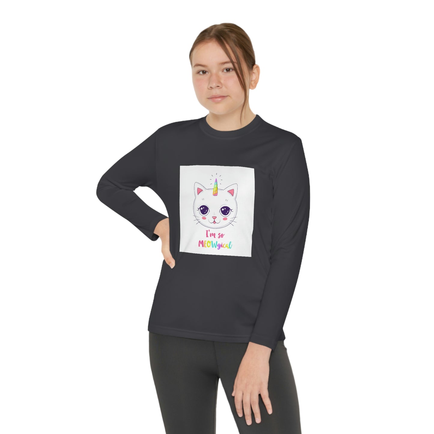 CATicorn Youth Long Sleeve Competitor Tee