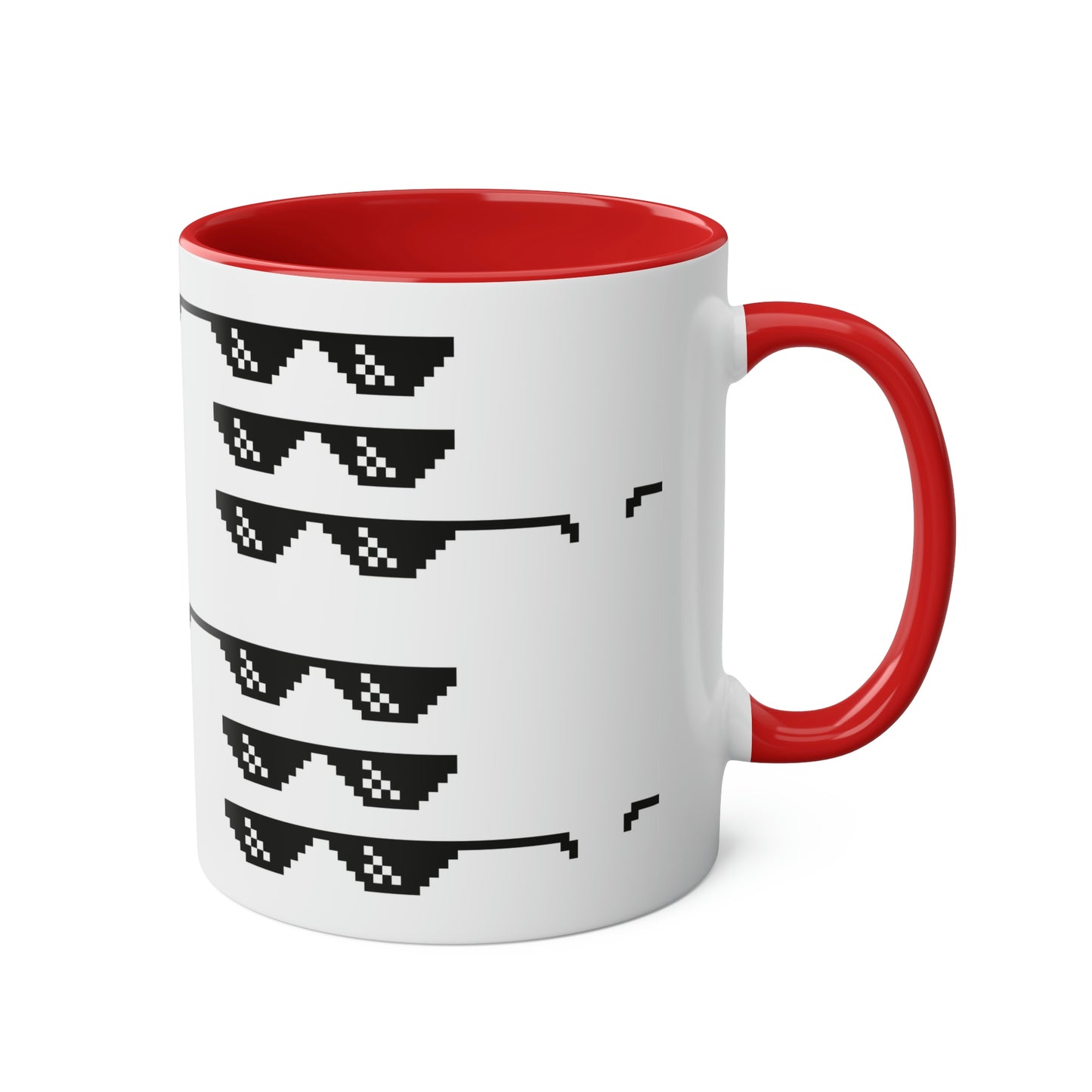 PWNED Two-Tone Coffee Mugs, 11oz OWNED