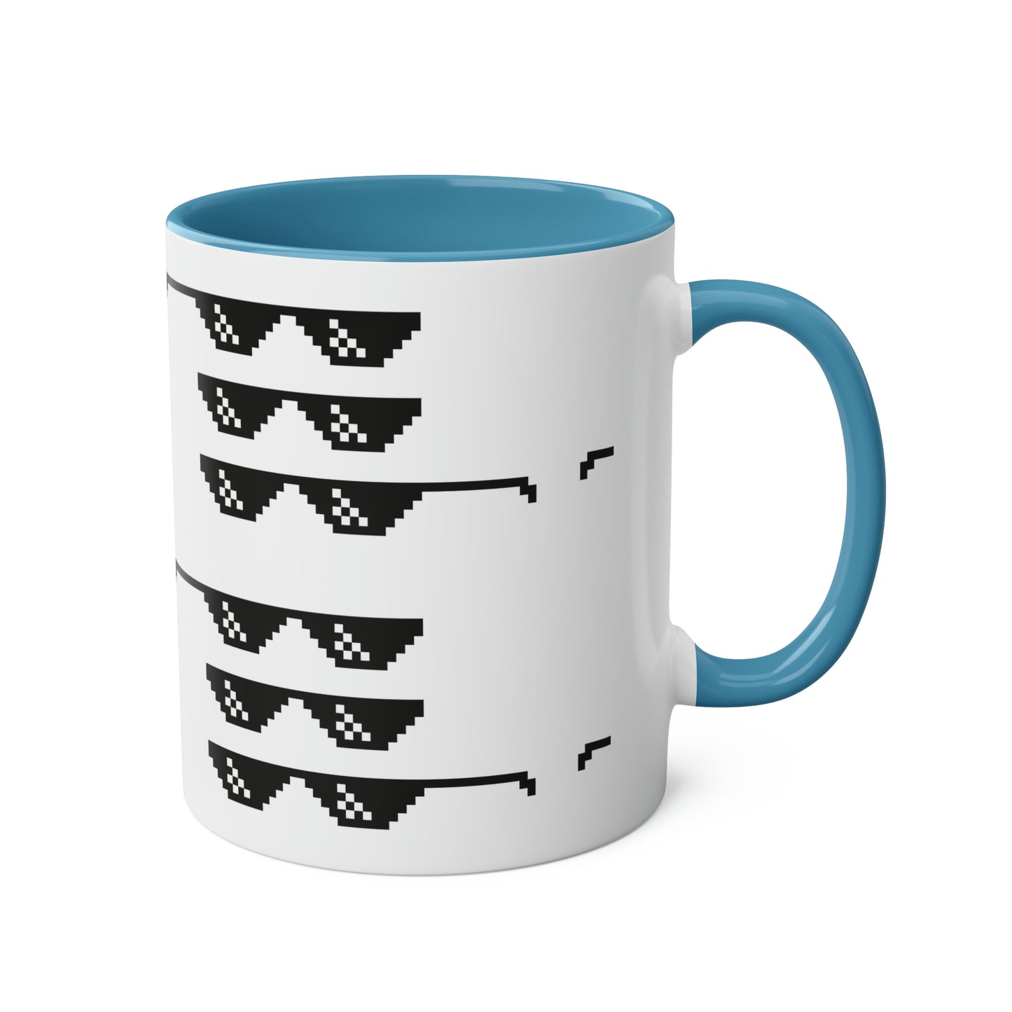 PWNED Two-Tone Coffee Mugs, 11oz OWNED