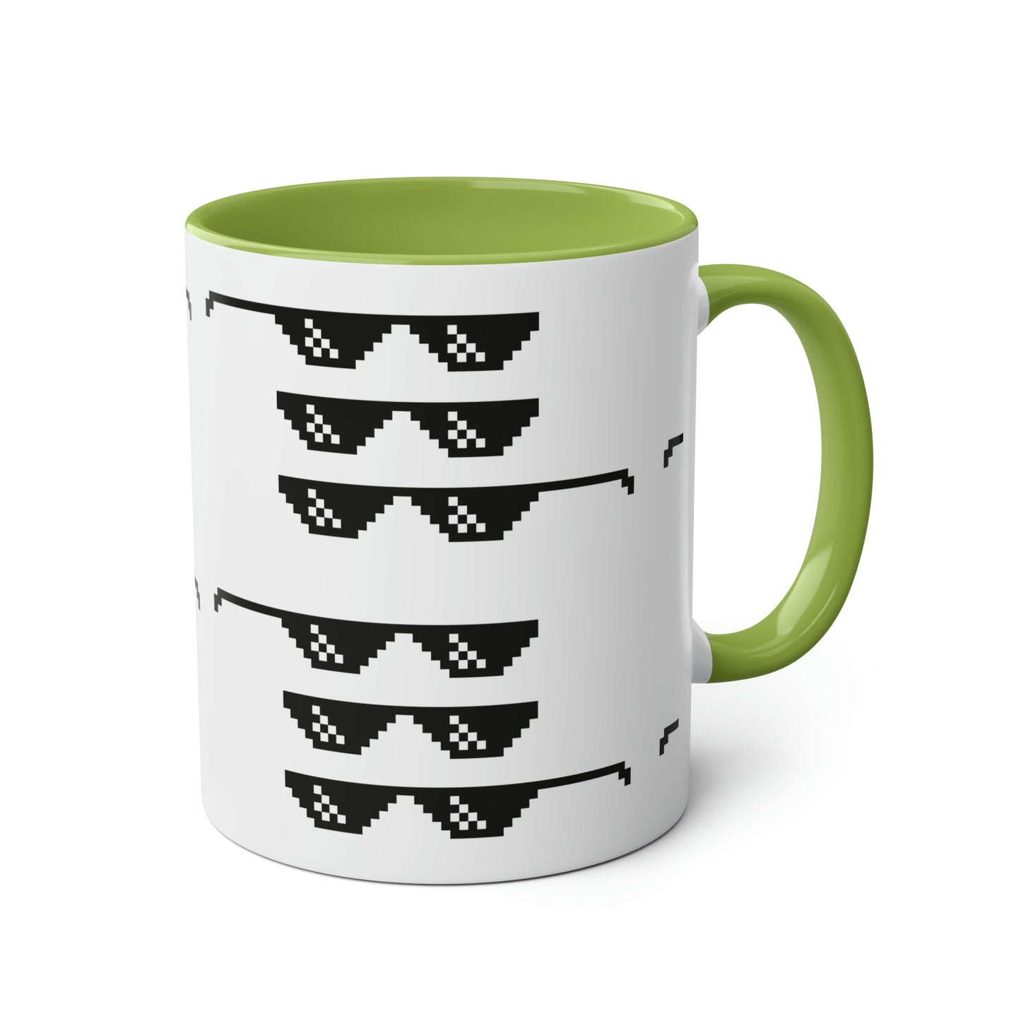 PWNED Two-Tone Coffee Mugs, 11oz OWNED