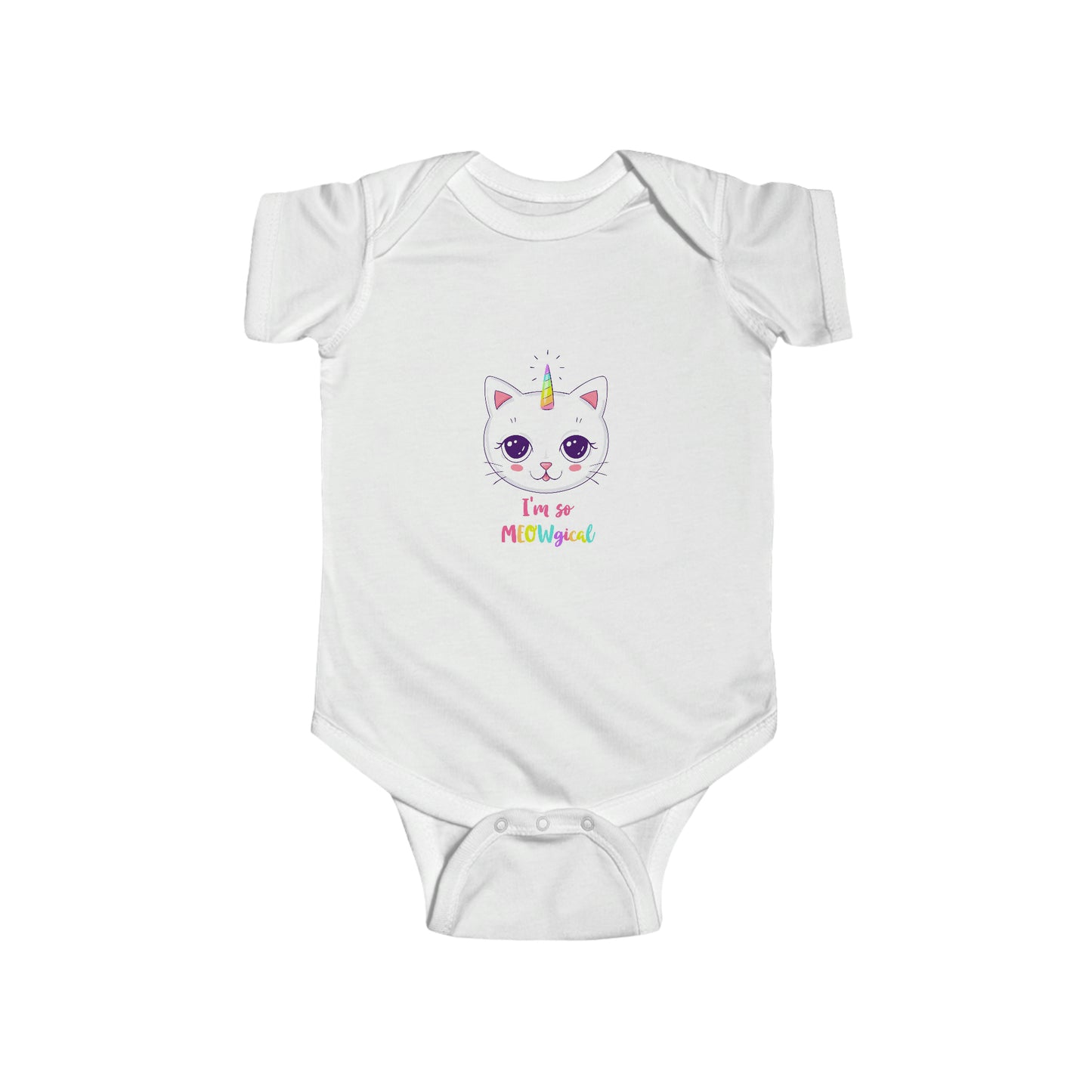 CATicorn Infant Fine Jersey Bodysuit