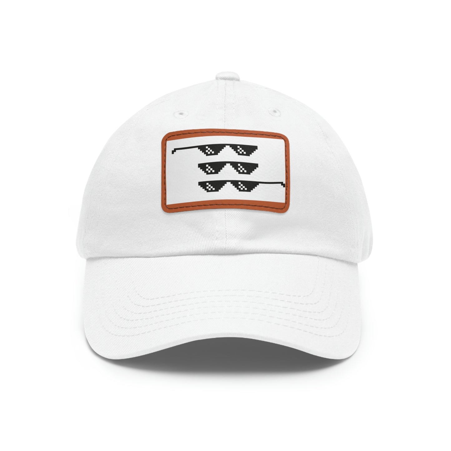 Dad Hat with Leather Patch