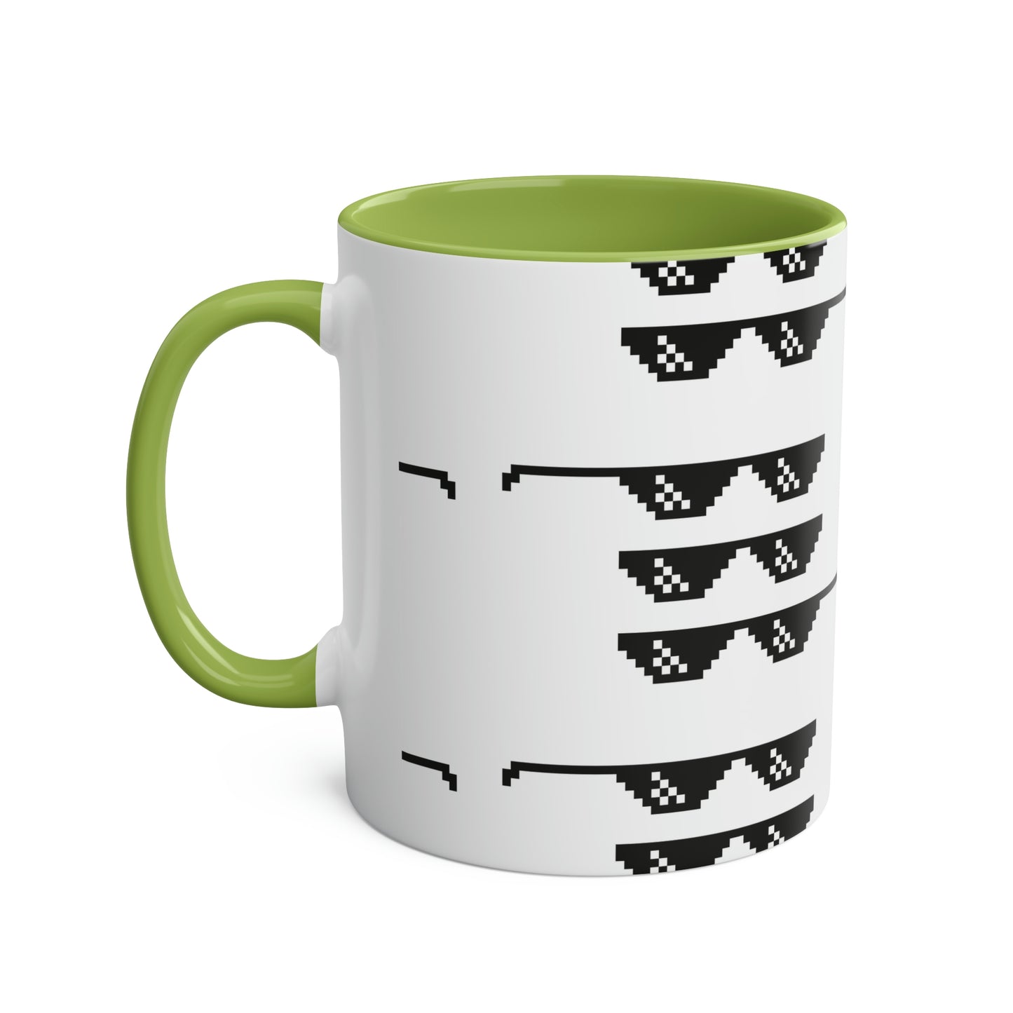 PWNED Two-Tone Coffee Mugs, 11oz OWNED