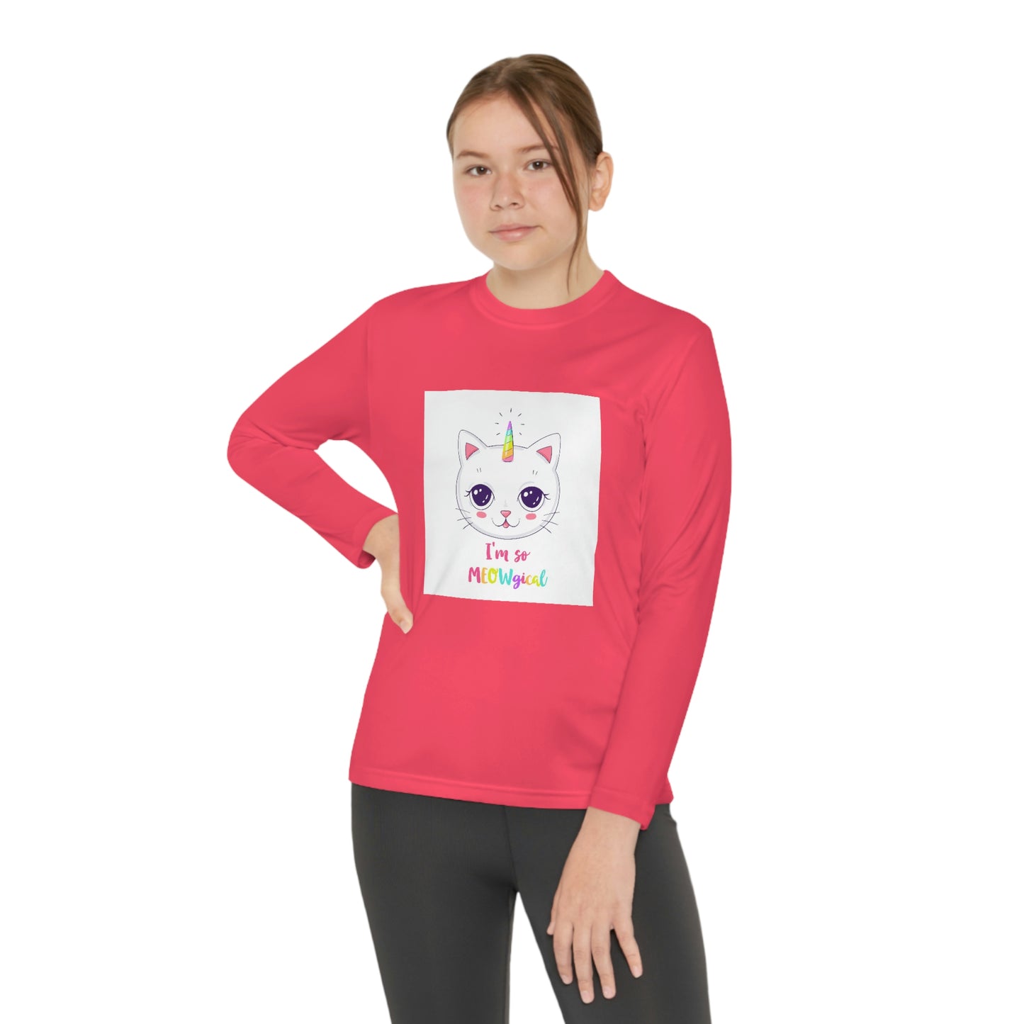 CATicorn Youth Long Sleeve Competitor Tee