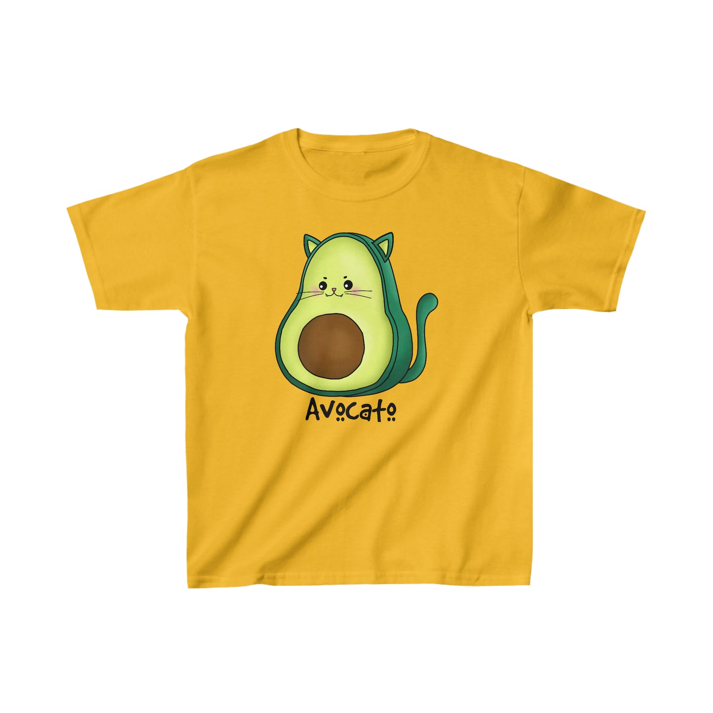 Kids Heavy Cotton Tee AvoCATo