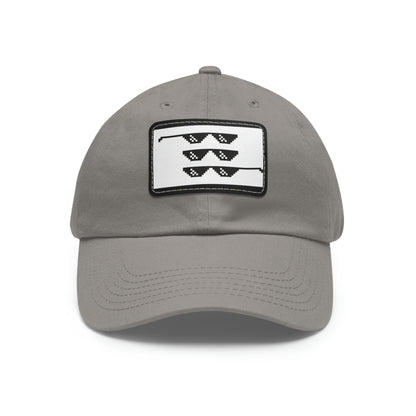 Dad Hat with Leather Patch