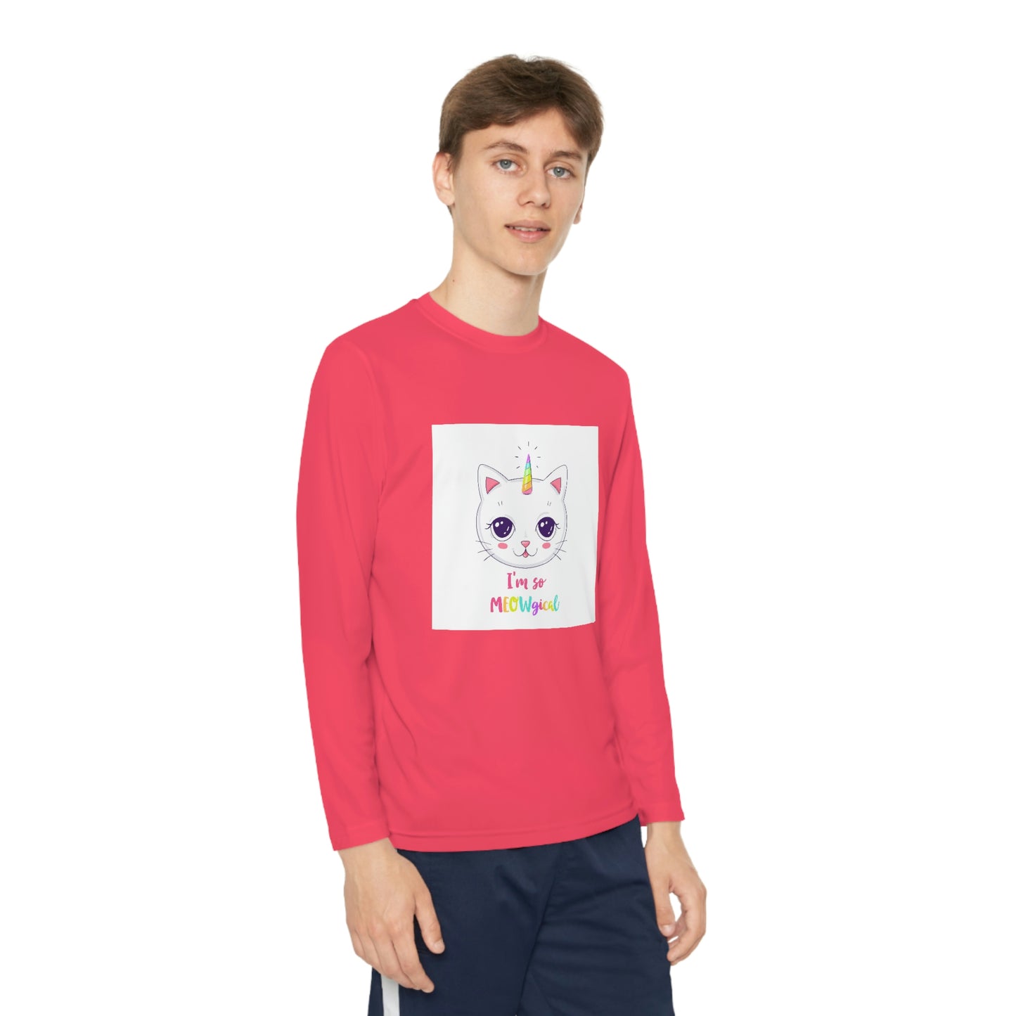 CATicorn Youth Long Sleeve Competitor Tee