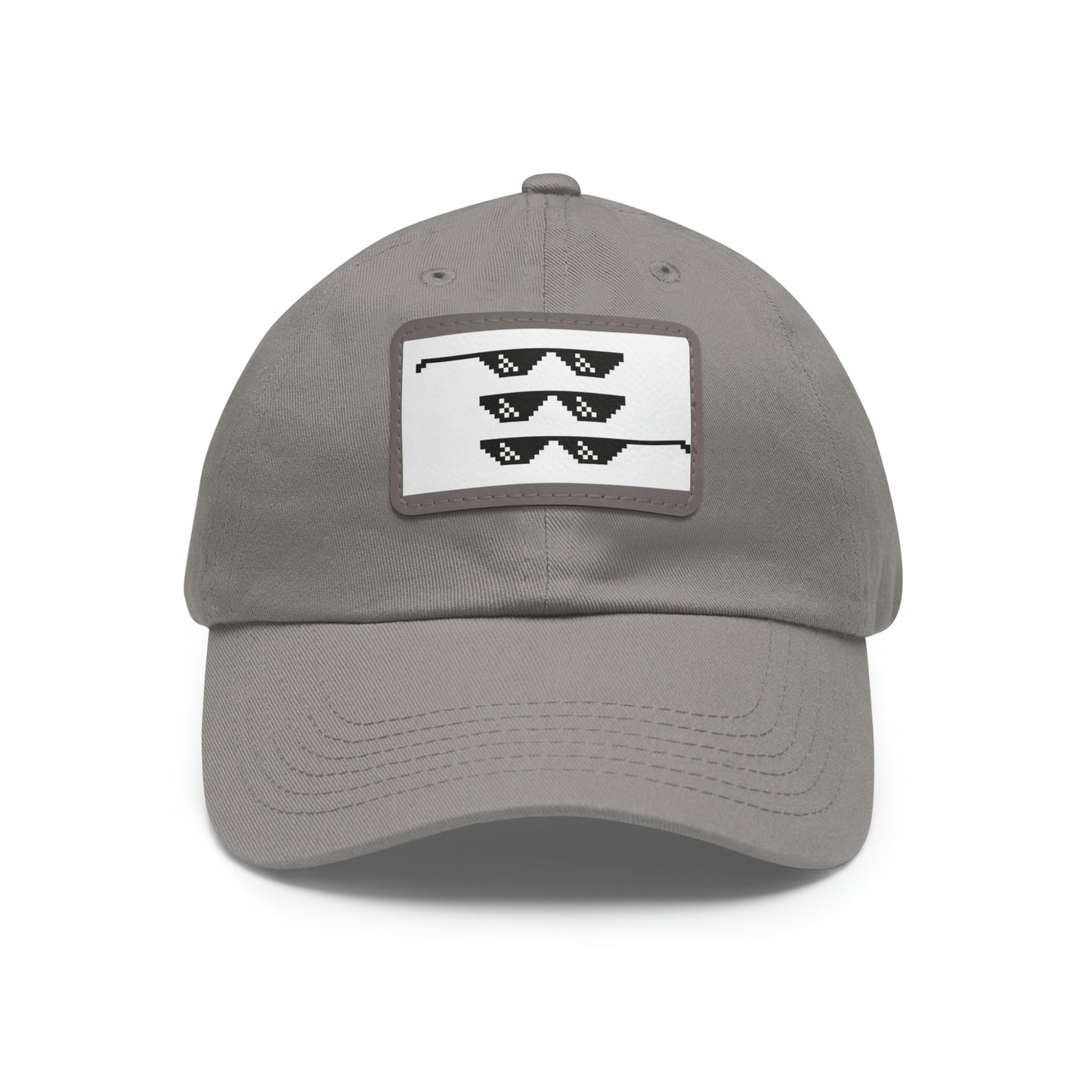 Dad Hat with Leather Patch