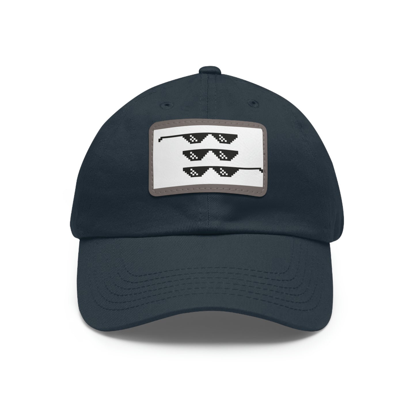 Dad Hat with Leather Patch