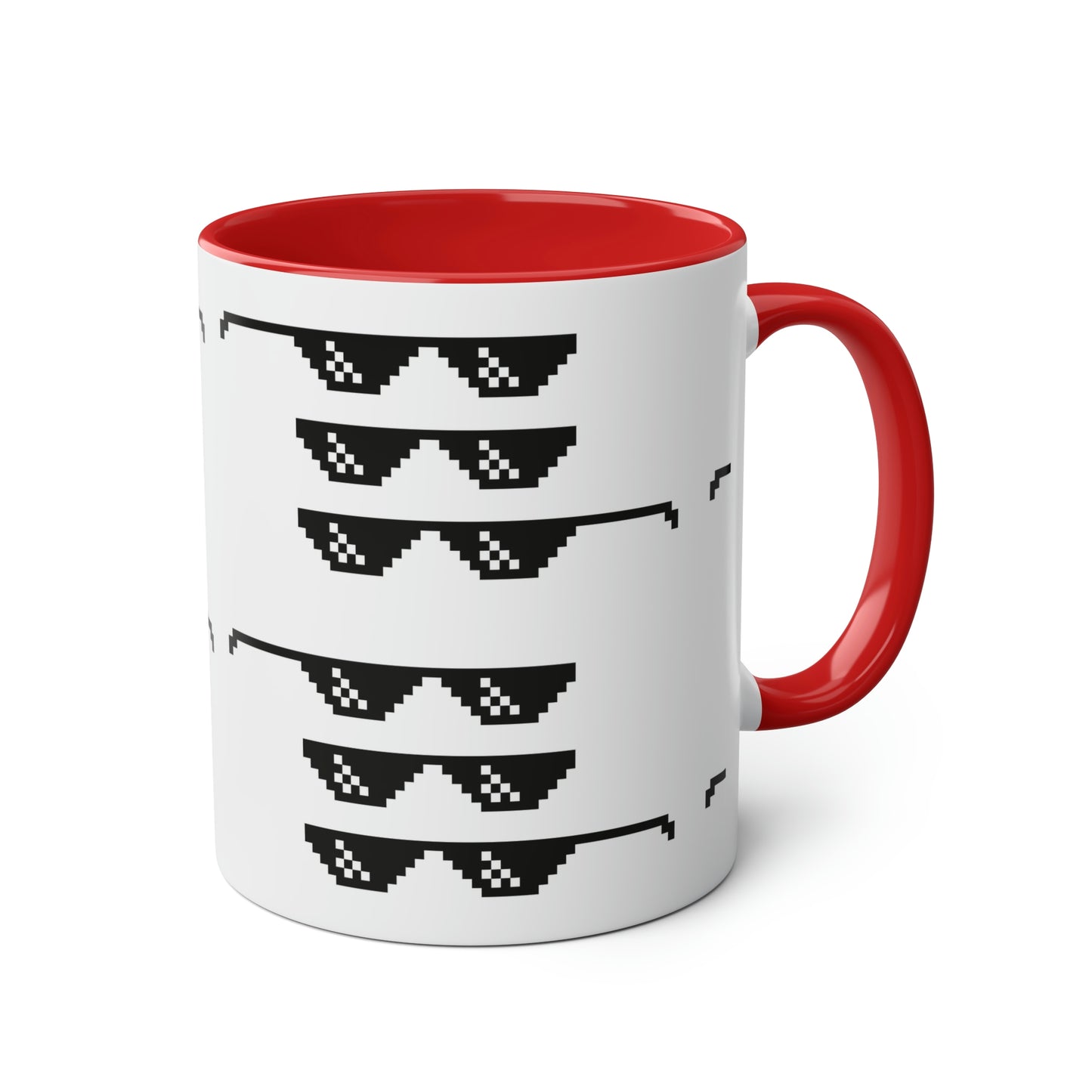 PWNED Two-Tone Coffee Mugs, 11oz OWNED