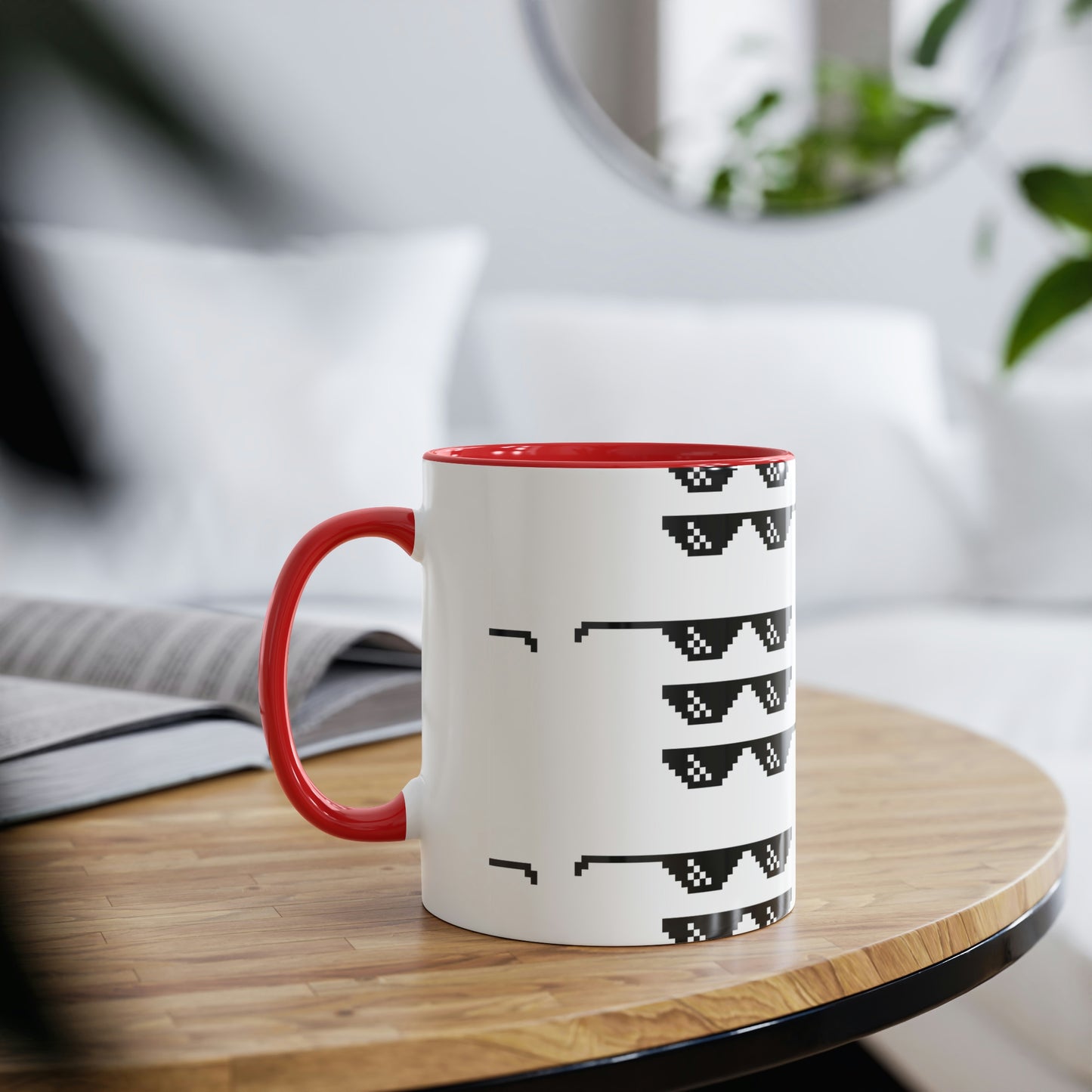 PWNED Two-Tone Coffee Mugs, 11oz OWNED