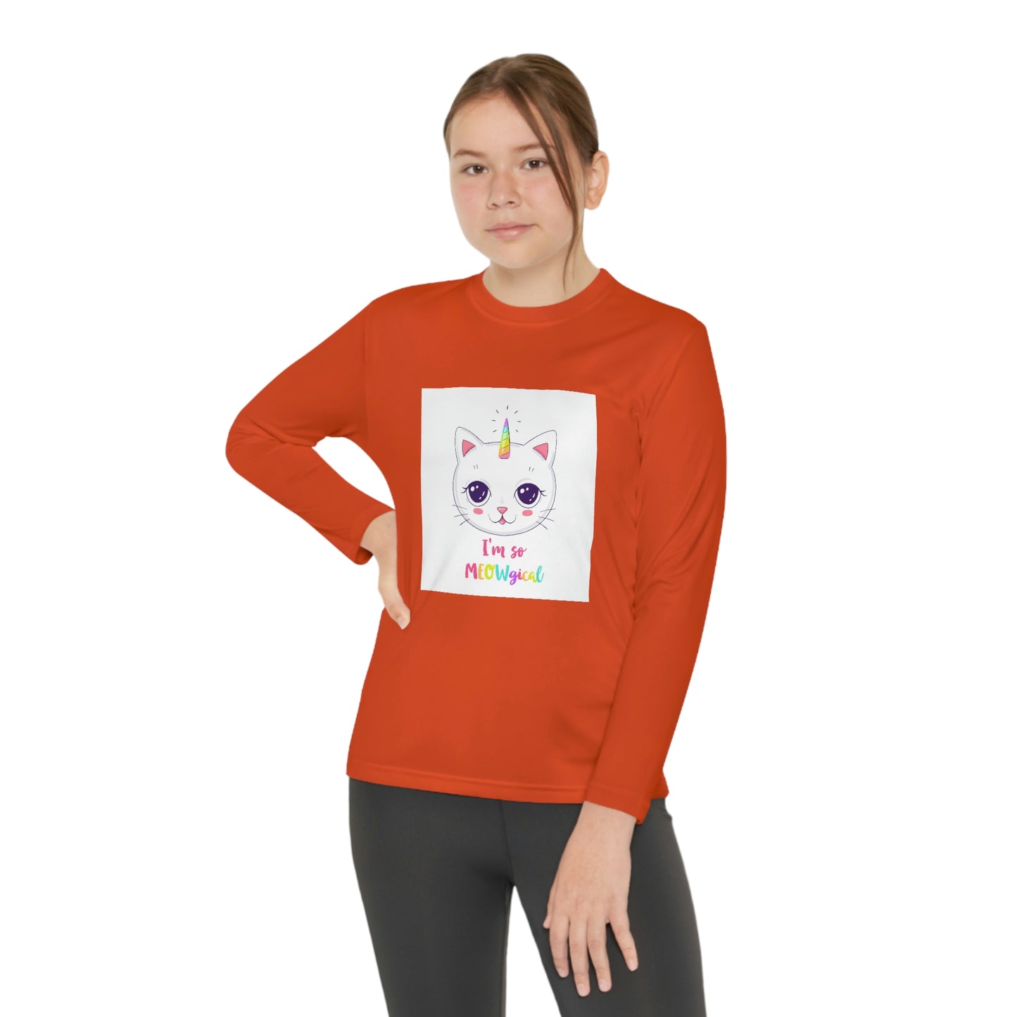 CATicorn Youth Long Sleeve Competitor Tee