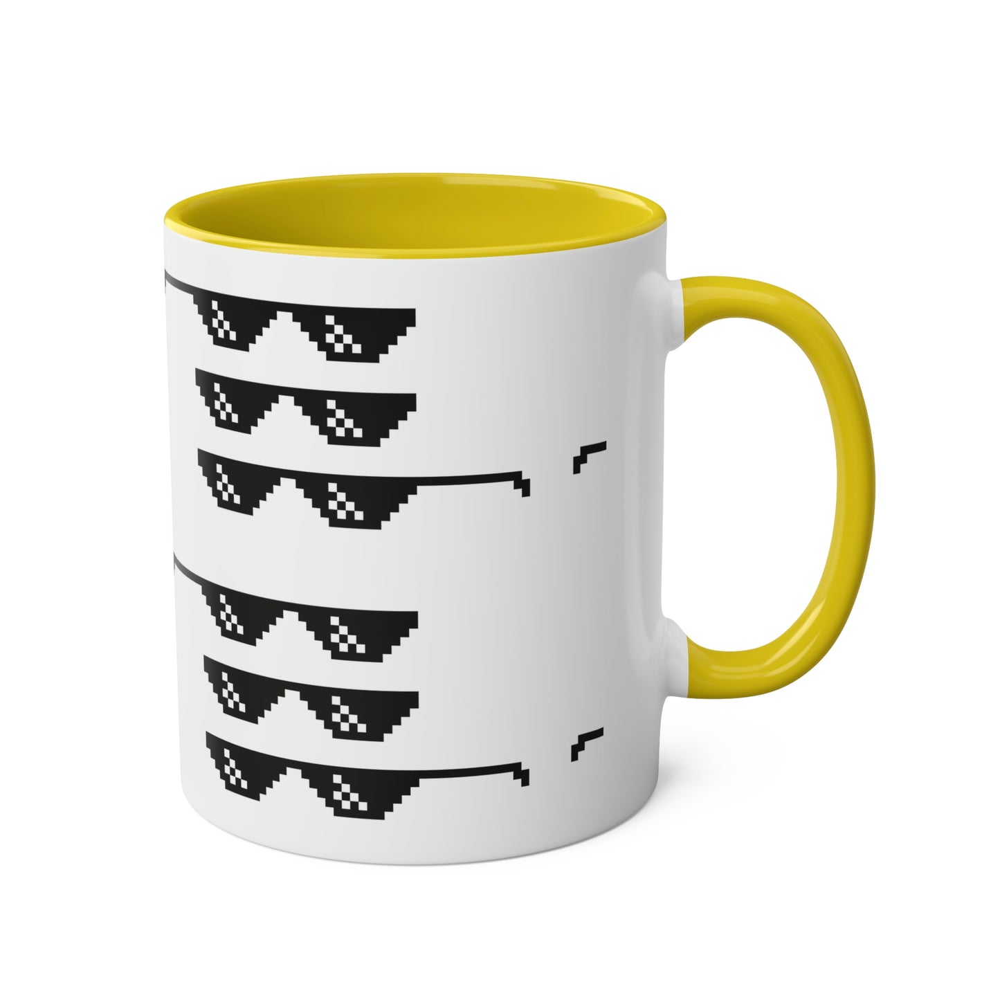 PWNED Two-Tone Coffee Mugs, 11oz OWNED