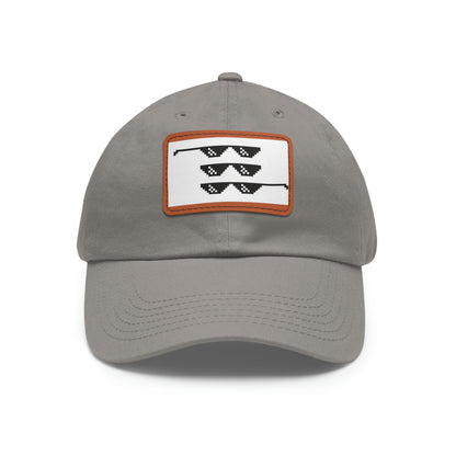 Dad Hat with Leather Patch