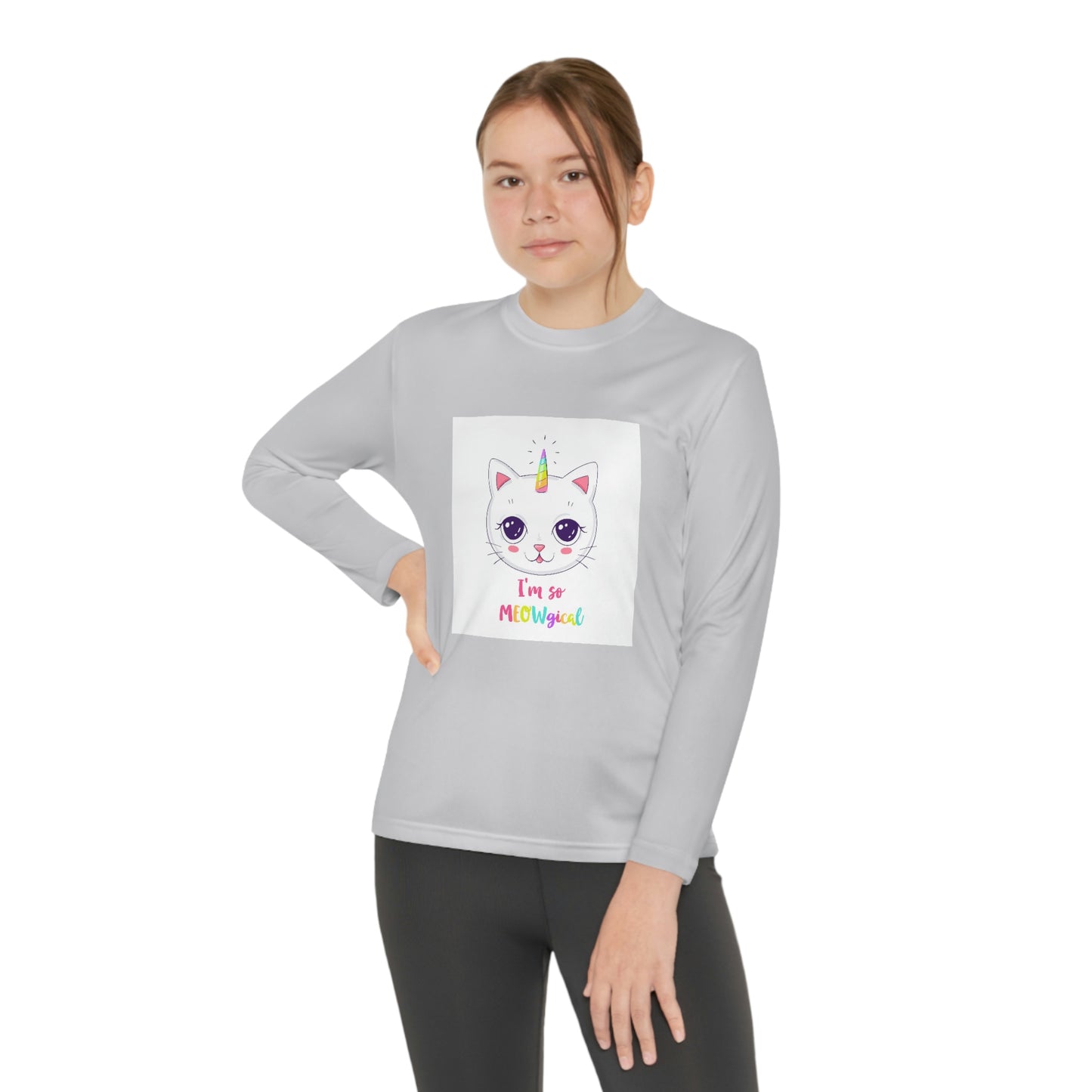 CATicorn Youth Long Sleeve Competitor Tee