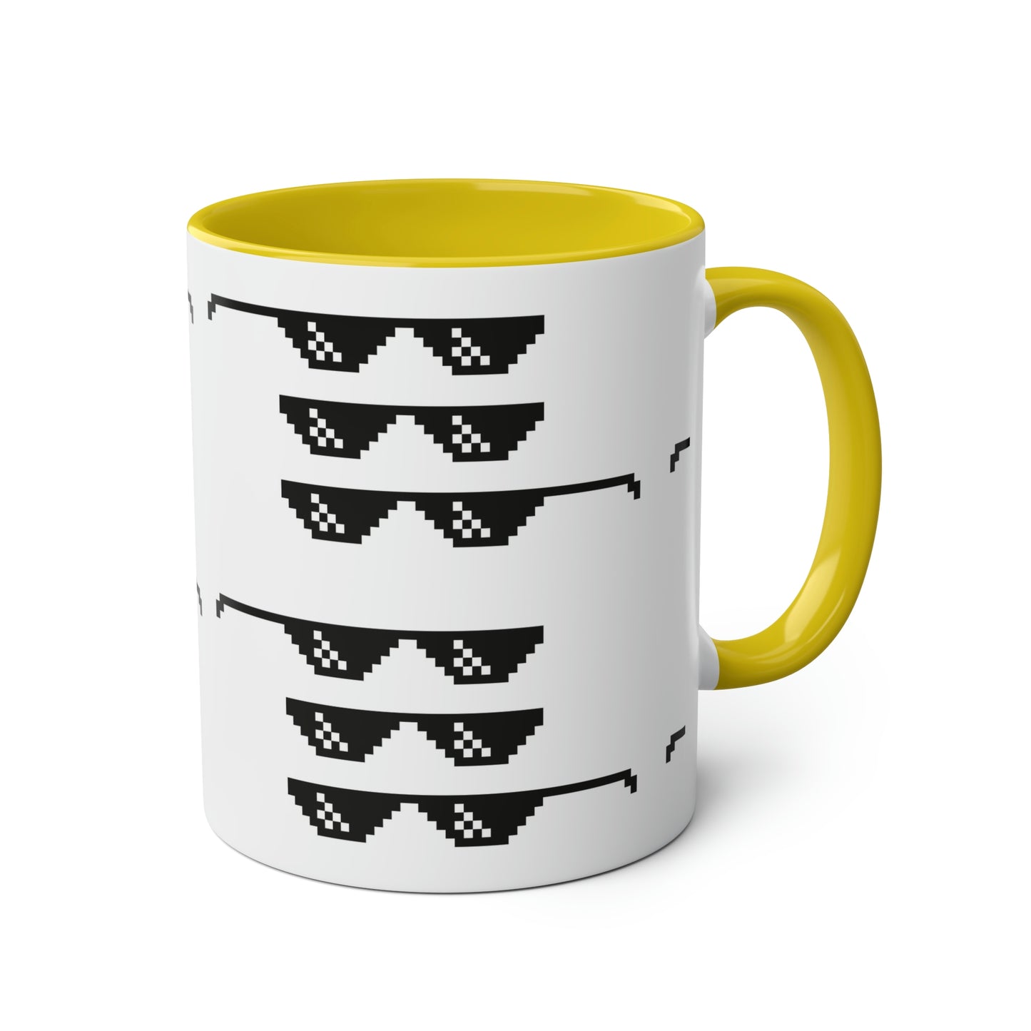 PWNED Two-Tone Coffee Mugs, 11oz OWNED