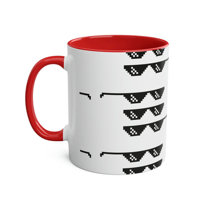 PWNED Two-Tone Coffee Mugs, 11oz OWNED