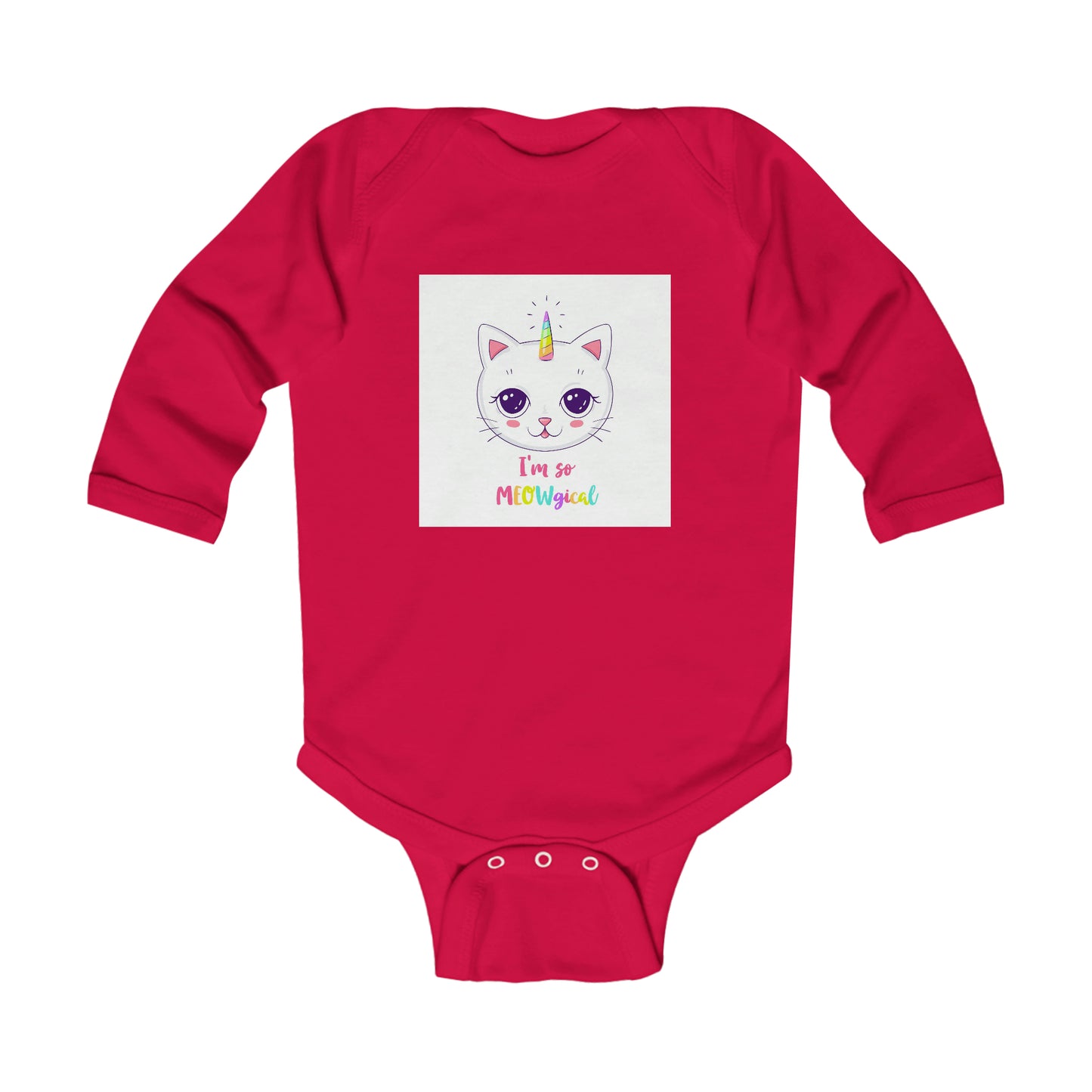 CATicorn Infant Long Sleeve Bodysuit