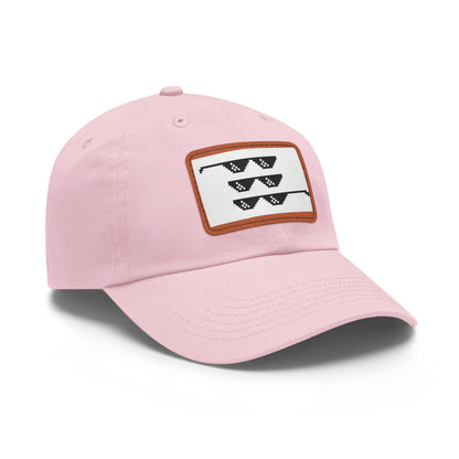 Dad Hat with Leather Patch